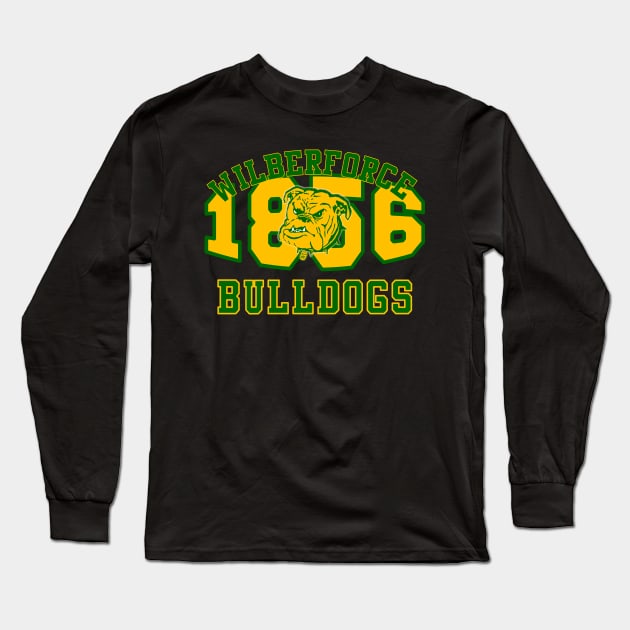 Wilberforce 1856 University Apparel Long Sleeve T-Shirt by HBCU Classic Apparel Co